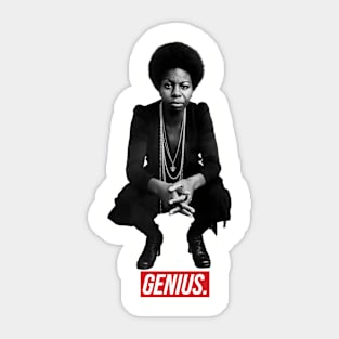 Nina Simone - Genius Sticker